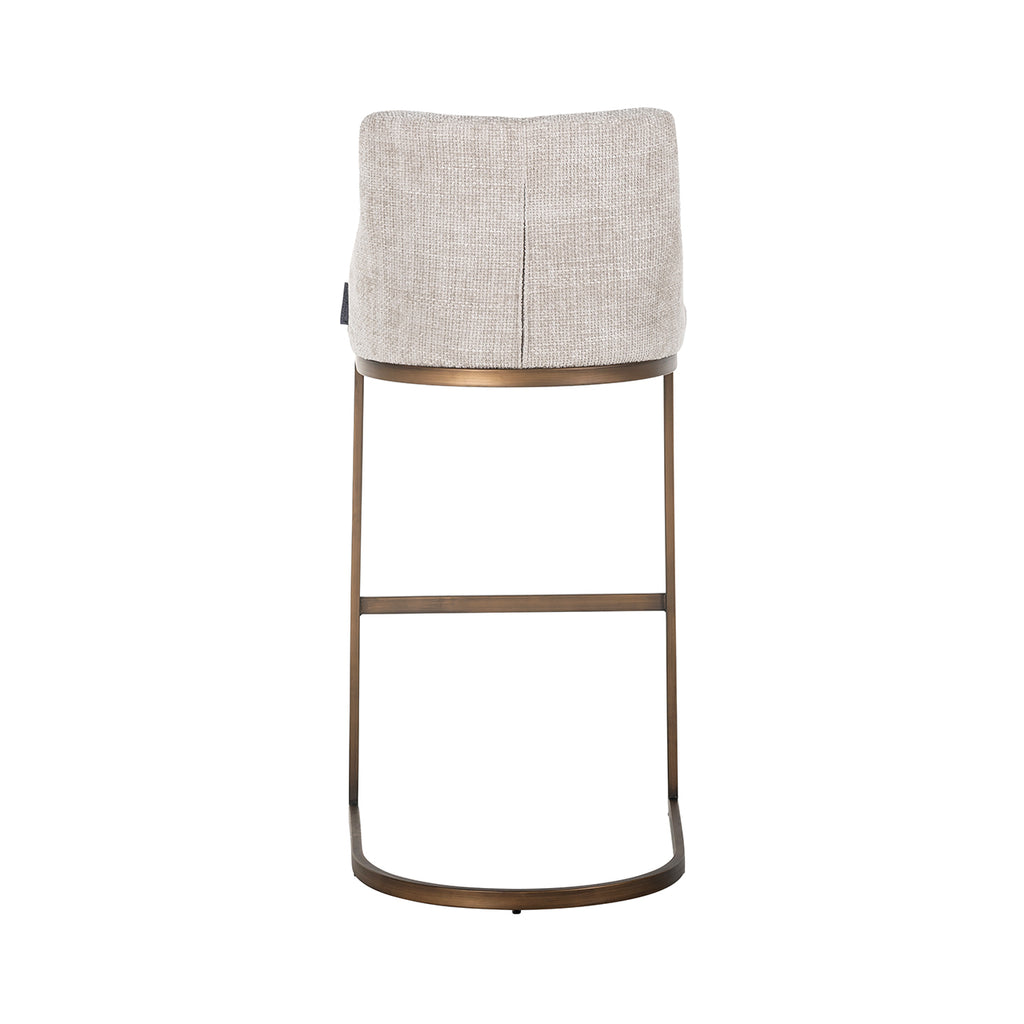 Barstoel Bolton natuurlijke renegade / geborsteld goud (Renegade Natural 01)
