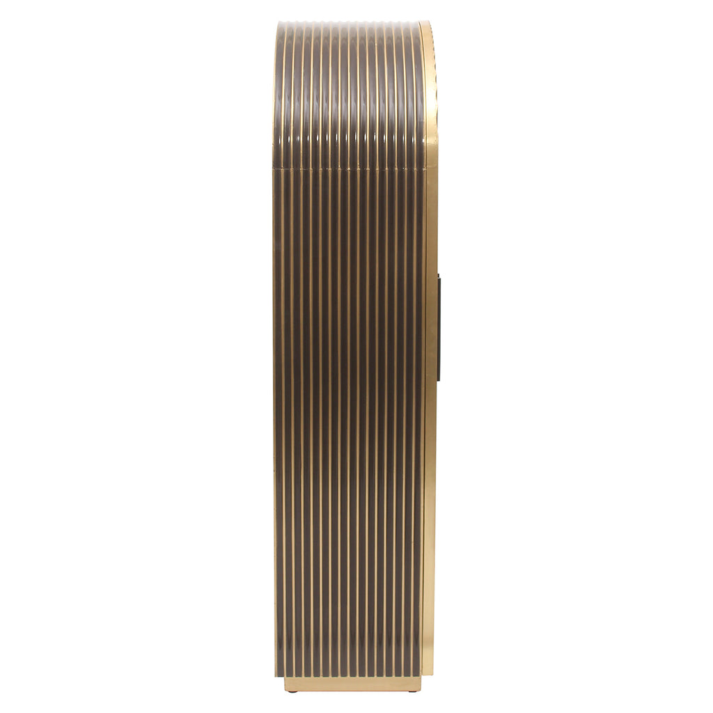 Wandkast Les Arcs 2-deurs (Geborsteld Goud)