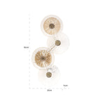 Wandlamp Linzi (Geborsteld Goud)