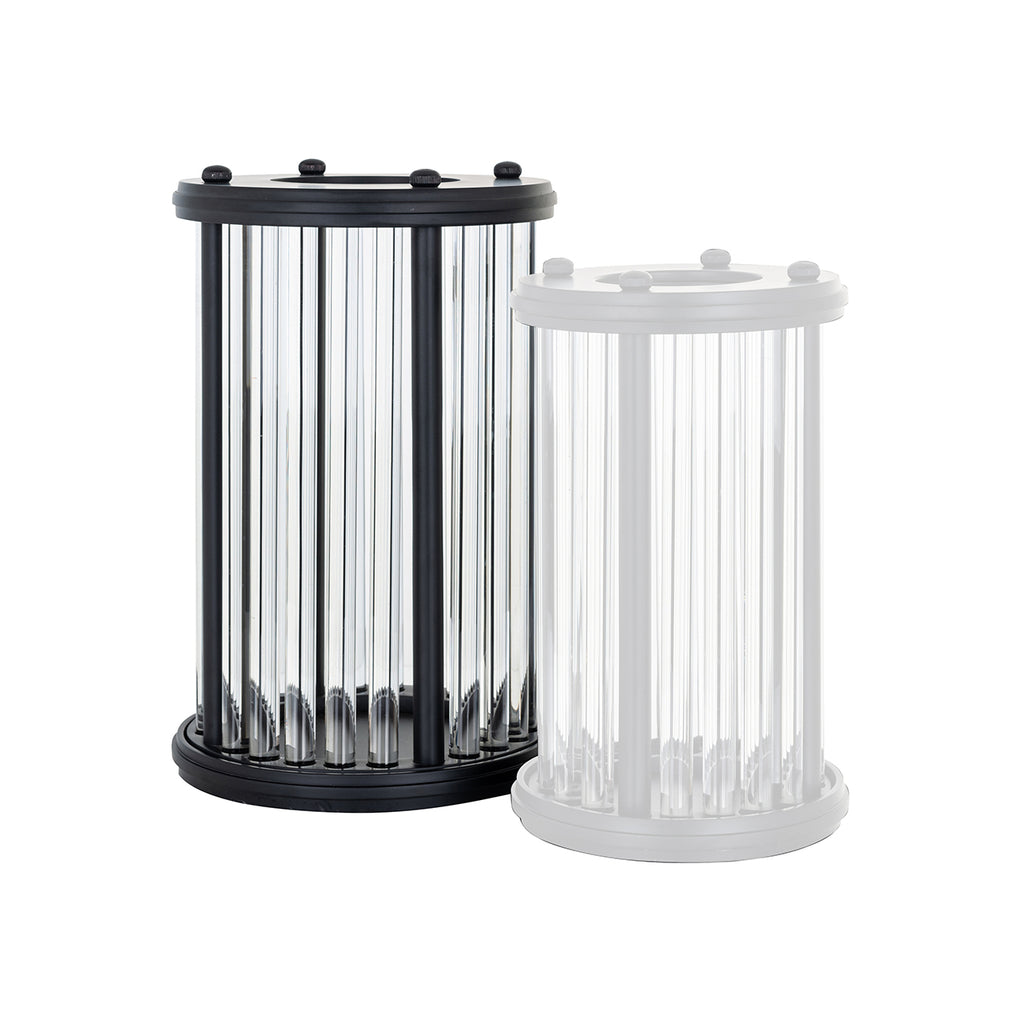Windlicht Faey zwart groot (Zwart)