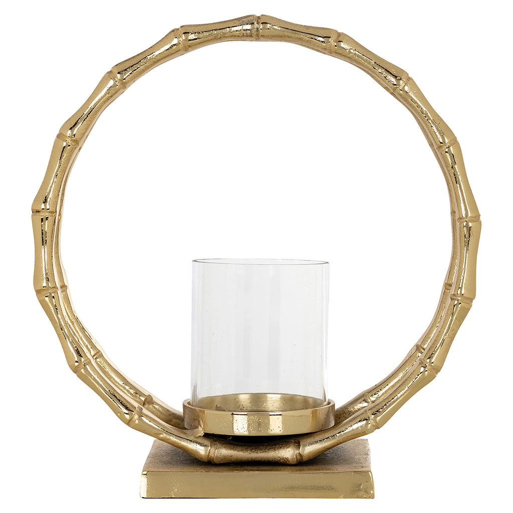 Windlicht Merlyn groot (Goud)