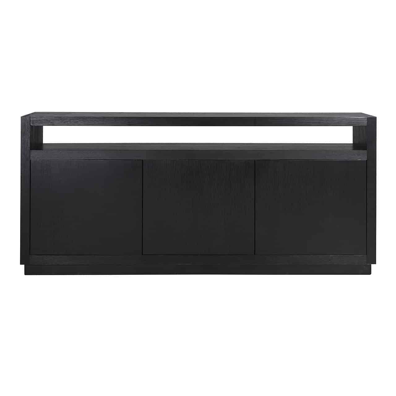 Dressoir Oakura 3-deuren (Zwart)