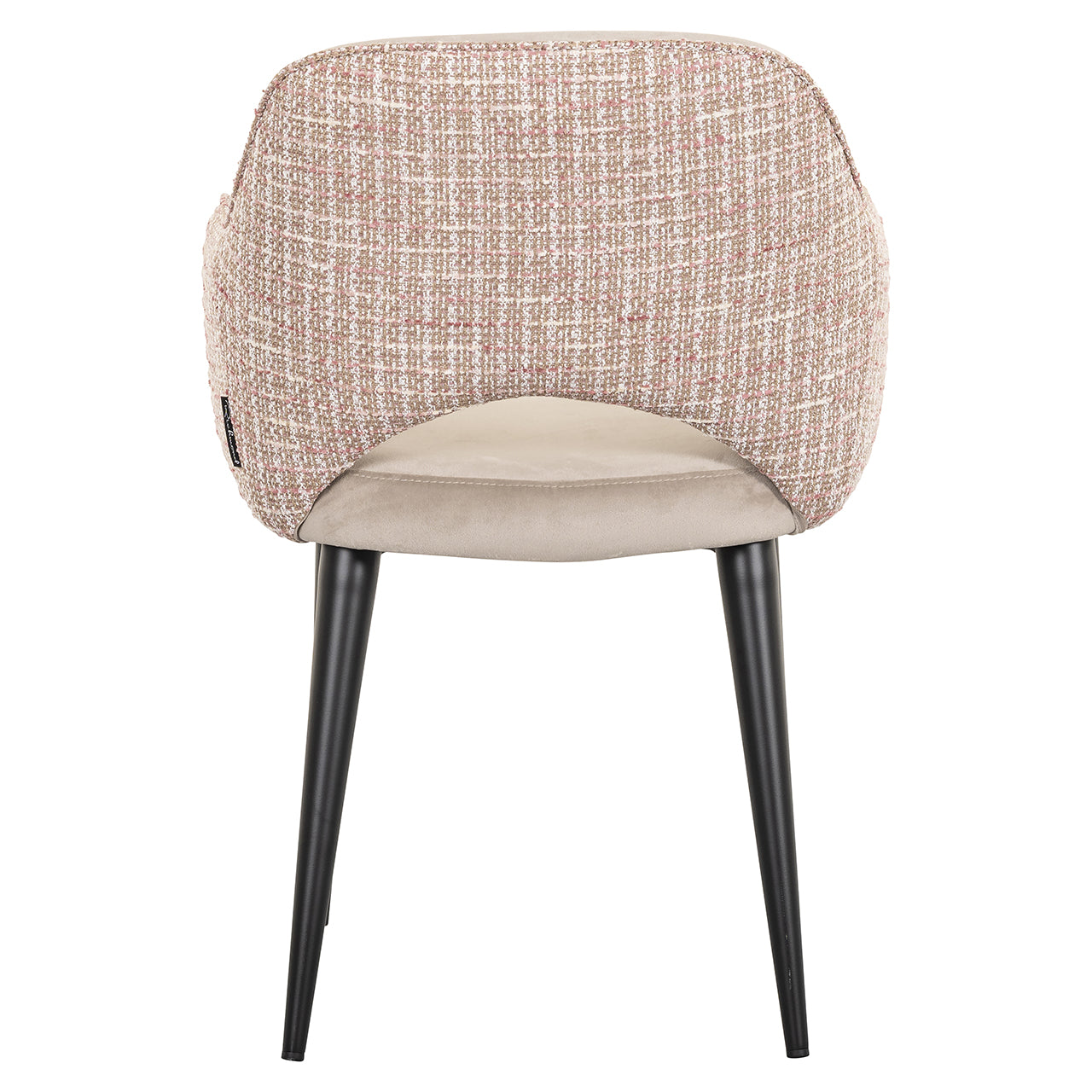 Stoel Giovanna trendy roze/kwarts khaki (Wees trendy 1673 roze)