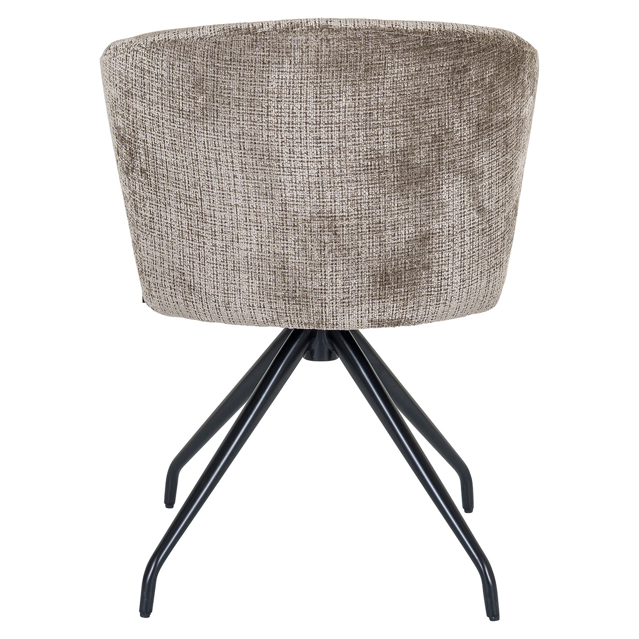 Draaistoel Milly steen chenille (Niagara 104 Stone Chenille)