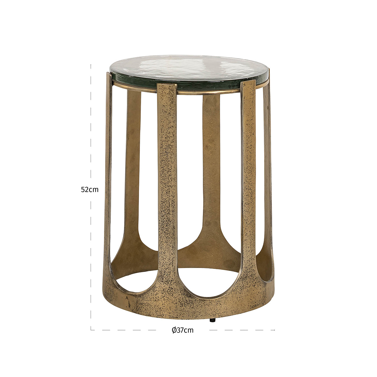 Bijzettafel Rixo (Goud)