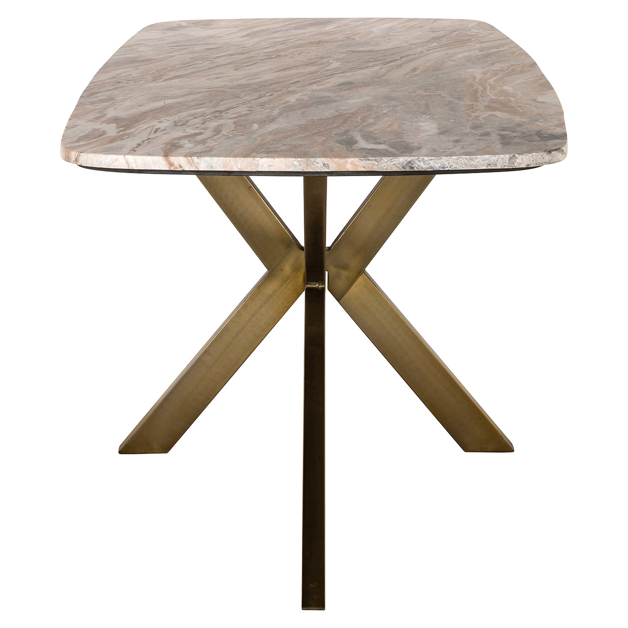 Eettafel Bottega 220 Deens ovaal (Wit)