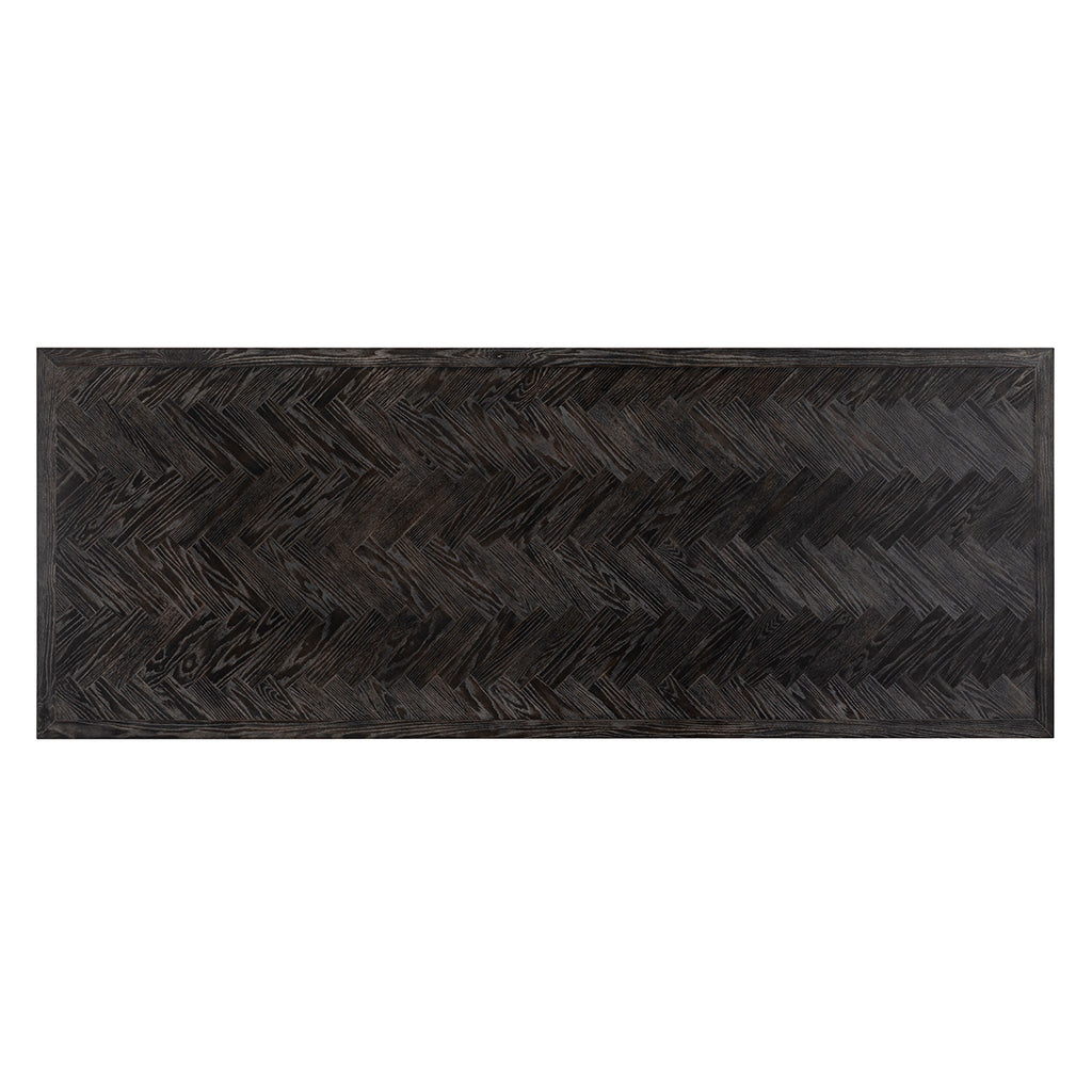 Eettafel Blackbone messing 260 (Zwart rustiek)