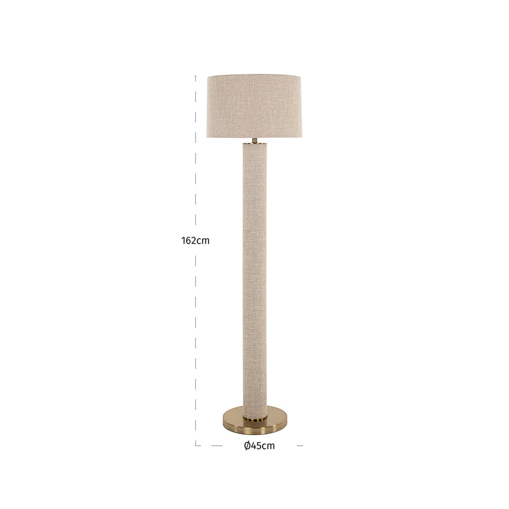Vloerlamp Joline (Beige)