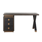 Bureau Hunter 3-laden (Zwart rustiek)