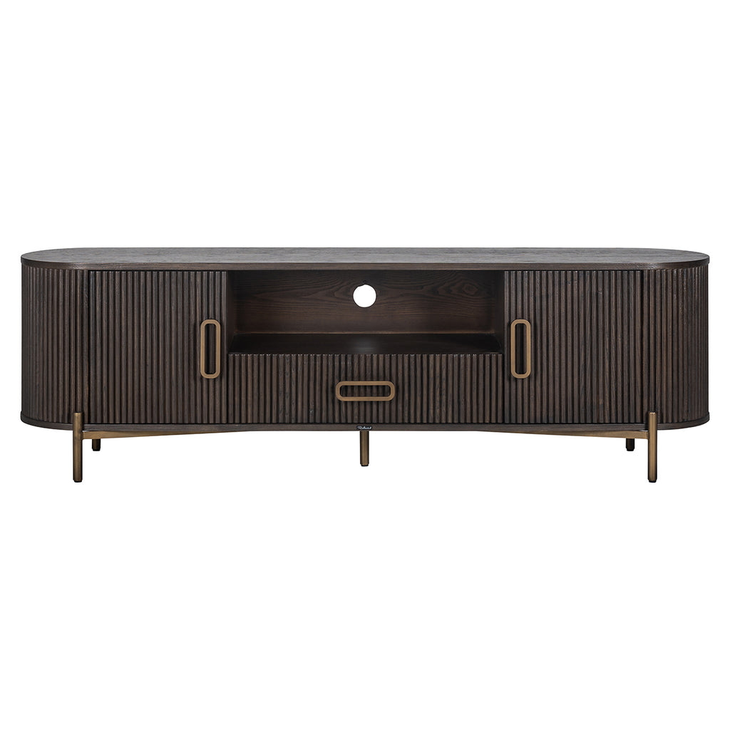 TV-meubel Luxor 2 deuren 1 lade (Bruin)