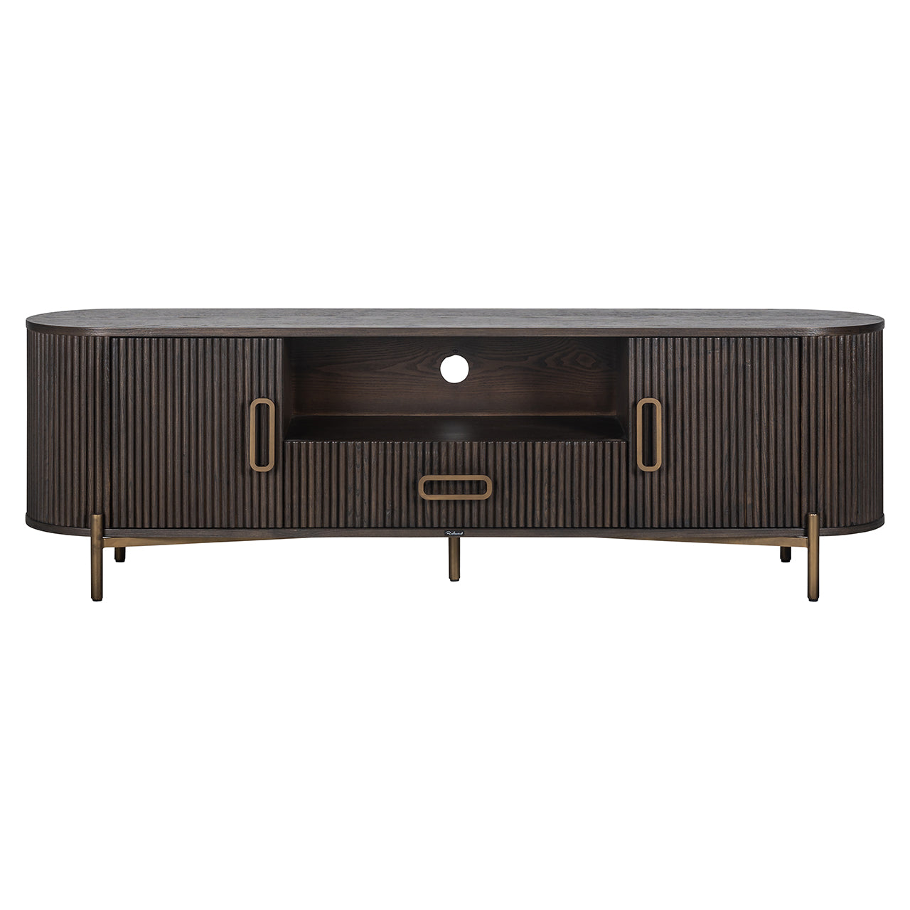 TV-meubel Luxor 2 deuren 1 lade (Bruin)