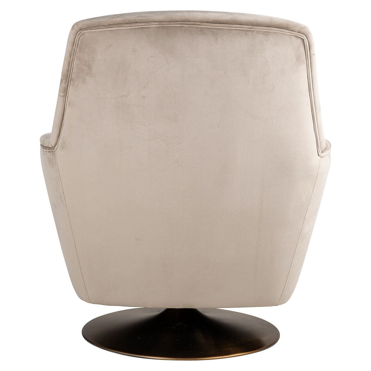 Draaifauteuil Nora khaki fluweel (Quartz Khaki 903)