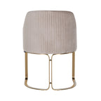 Stoel Hadley khaki fluweel brandvertragend (FR-Quartz 903 Khaki)