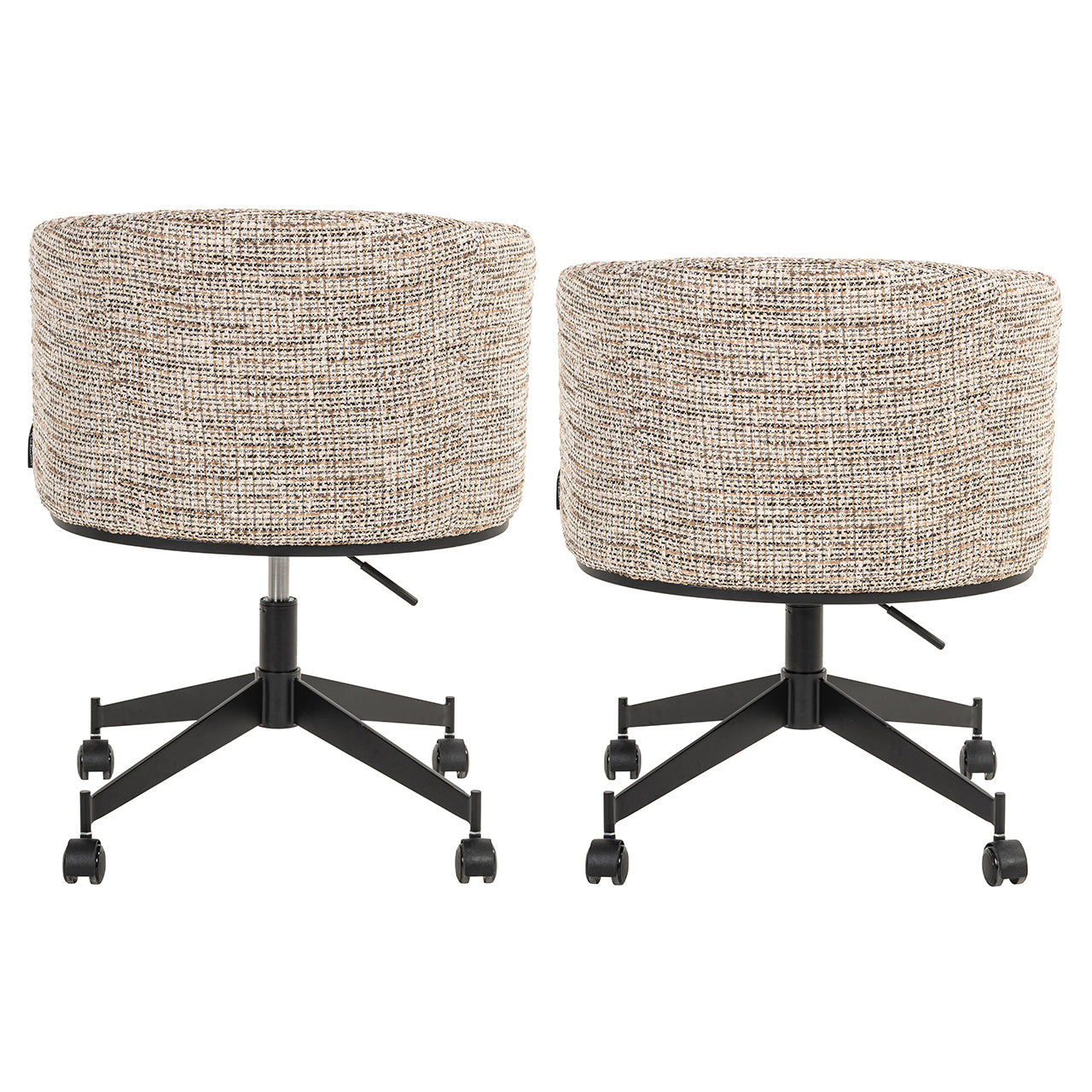 Draaistoel Rochenne met wielen trendy nature (Be Trendy 01 Nature)