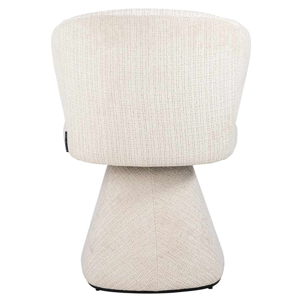 Stoel Gatsbi beige chenille brandvertragend (Niagara 902 beige Chenille)