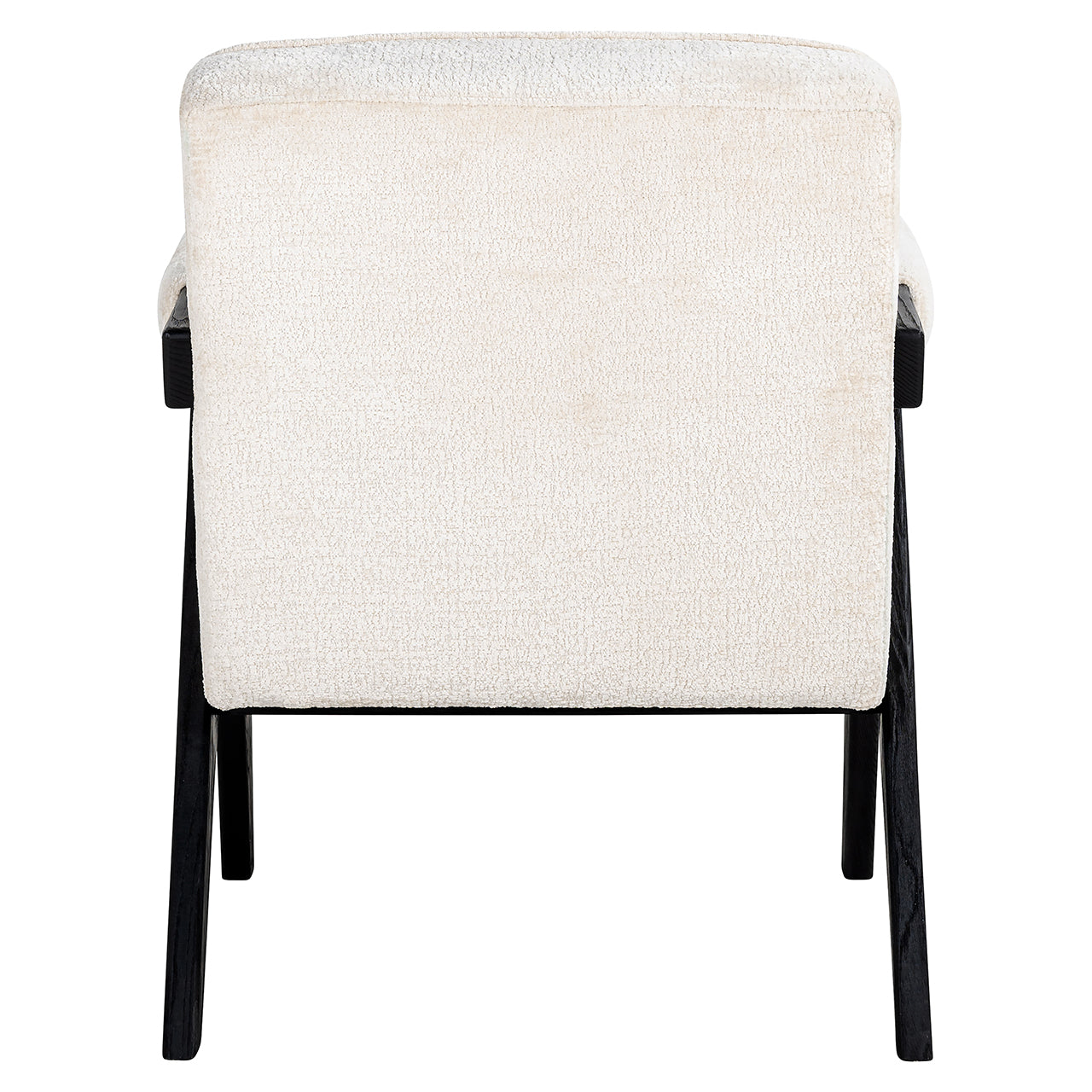 Fauteuil Cooper witte chenille (Bergen 900 witte chenille)