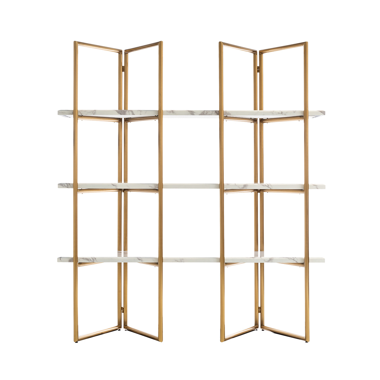 Wandkast Lagrand goud met 3 planken (Goud)
