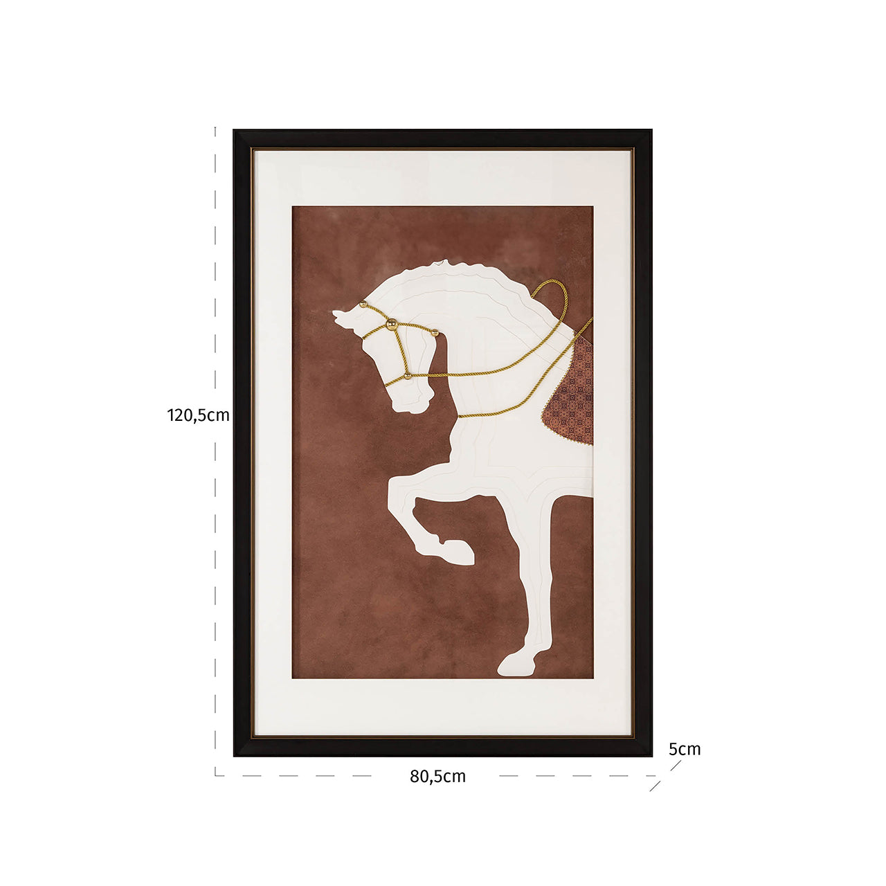 Wandkunst Blazer (Bruin)