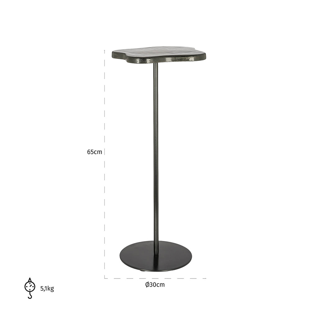 Bijzettafel Tillery (Zwart)
