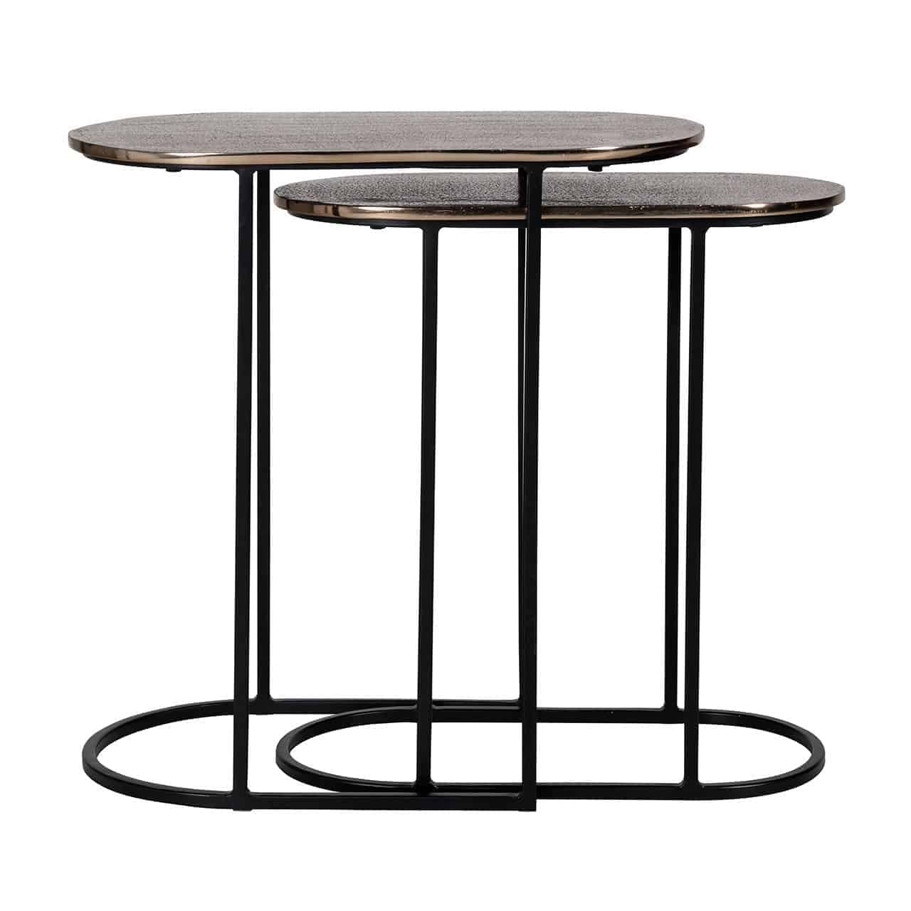 Bijzettafel Chandon set van 2 (Champagne goud)