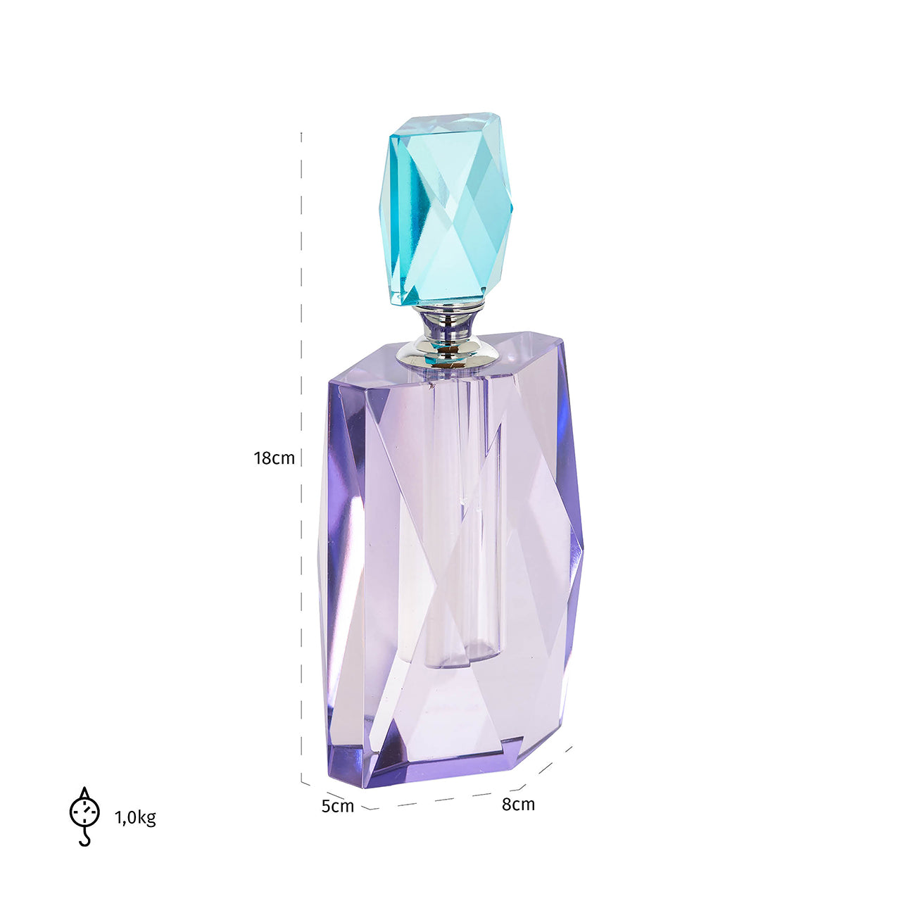 Parfumflesje Phine (Paars)