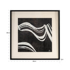 Wanddecoratie Jozy (Zwart/wit)