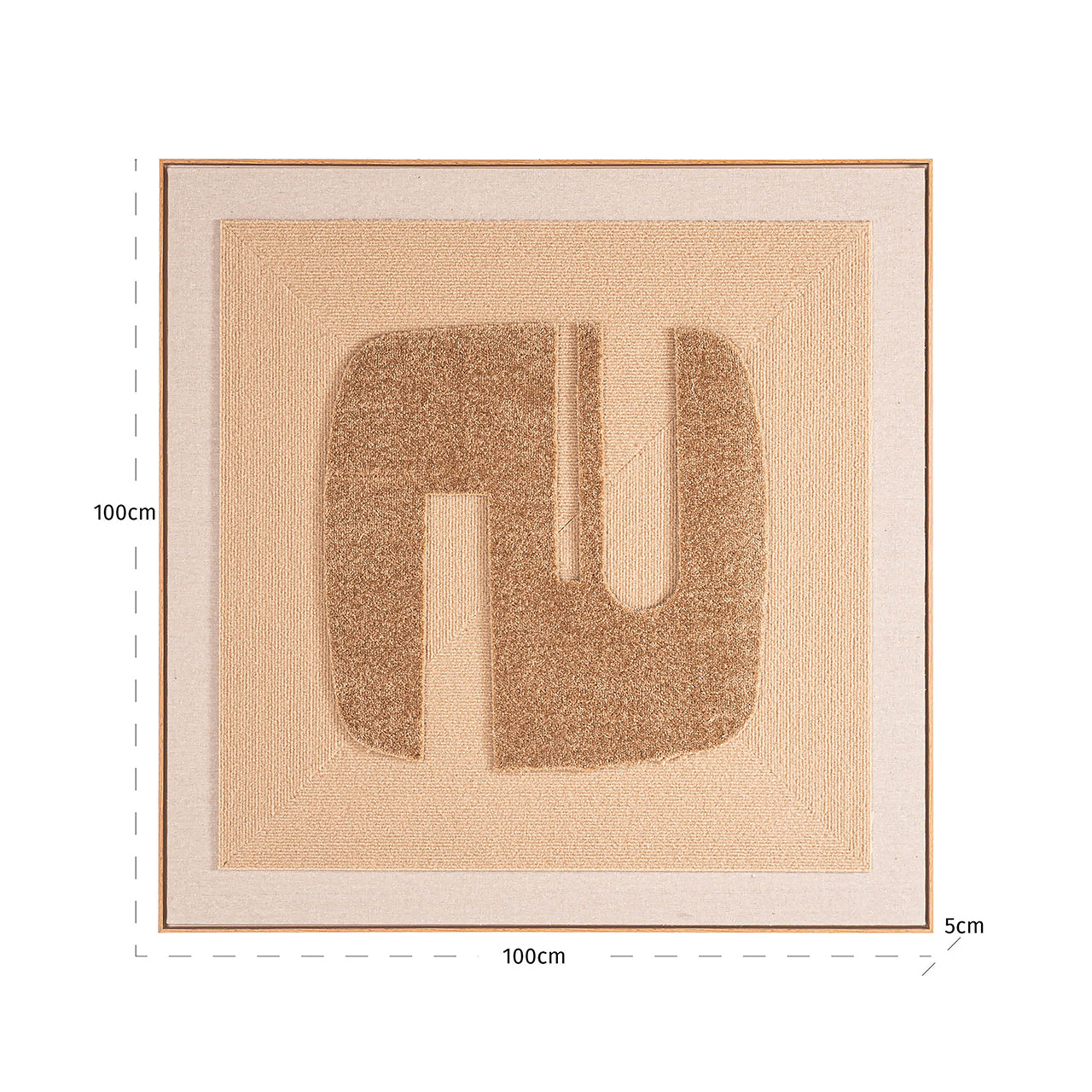 Wanddecoratie Seda (Goud)