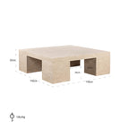 Salontafel Biltmore Italiaans beige Travertijn (Beige)