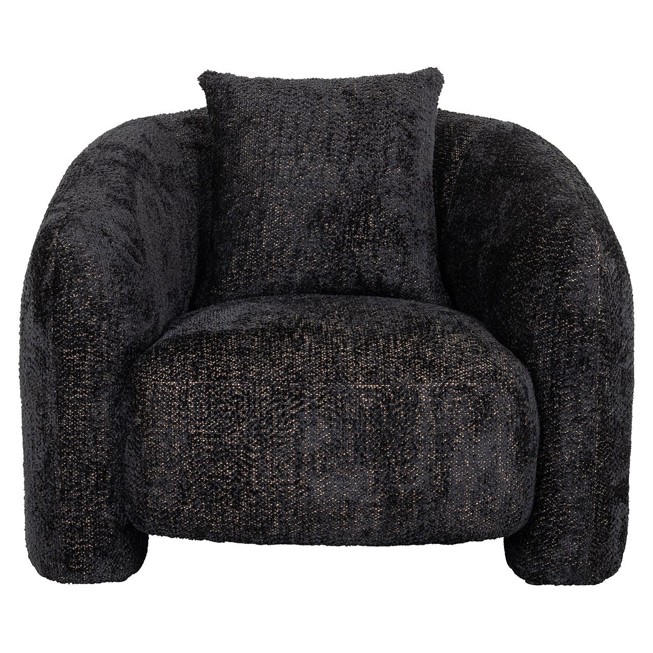 Fauteuil Milania lovely zwart (Be Lovely 17 Zwart)