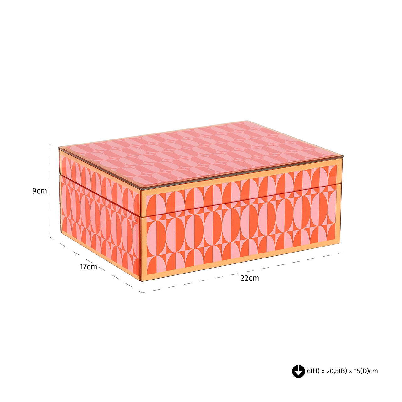 Opbergbox Abba groot (Roze)