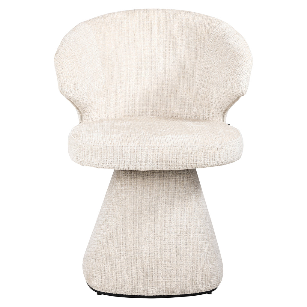 Stoel Gatsbi beige chenille brandvertragend (Niagara 902 beige Chenille)