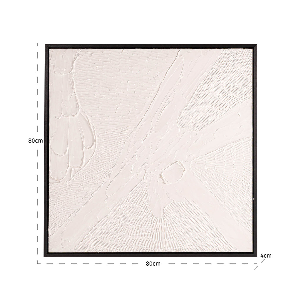 Wanddecoratie Janey (Zwart/wit)