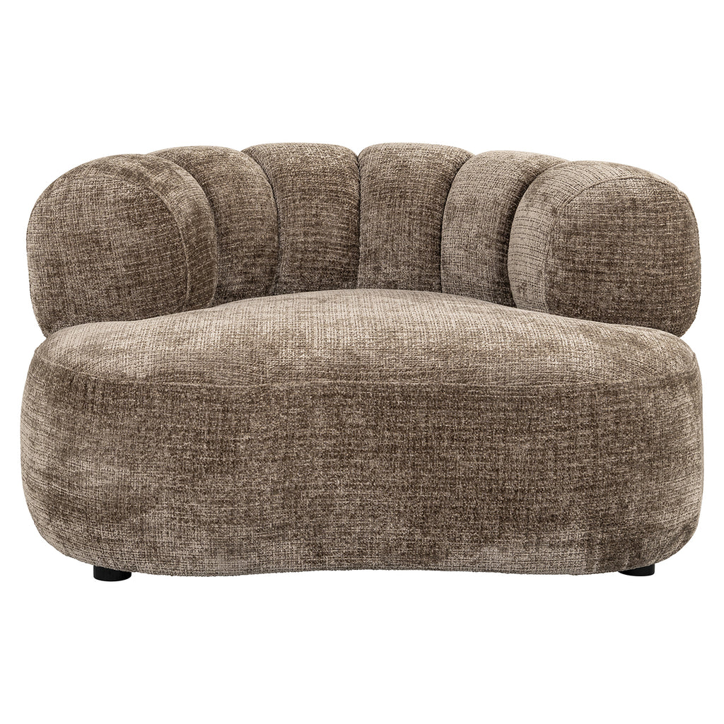 Fauteuil Penelope steen brandvertragend (Niagara 104 Stone Chenille)
