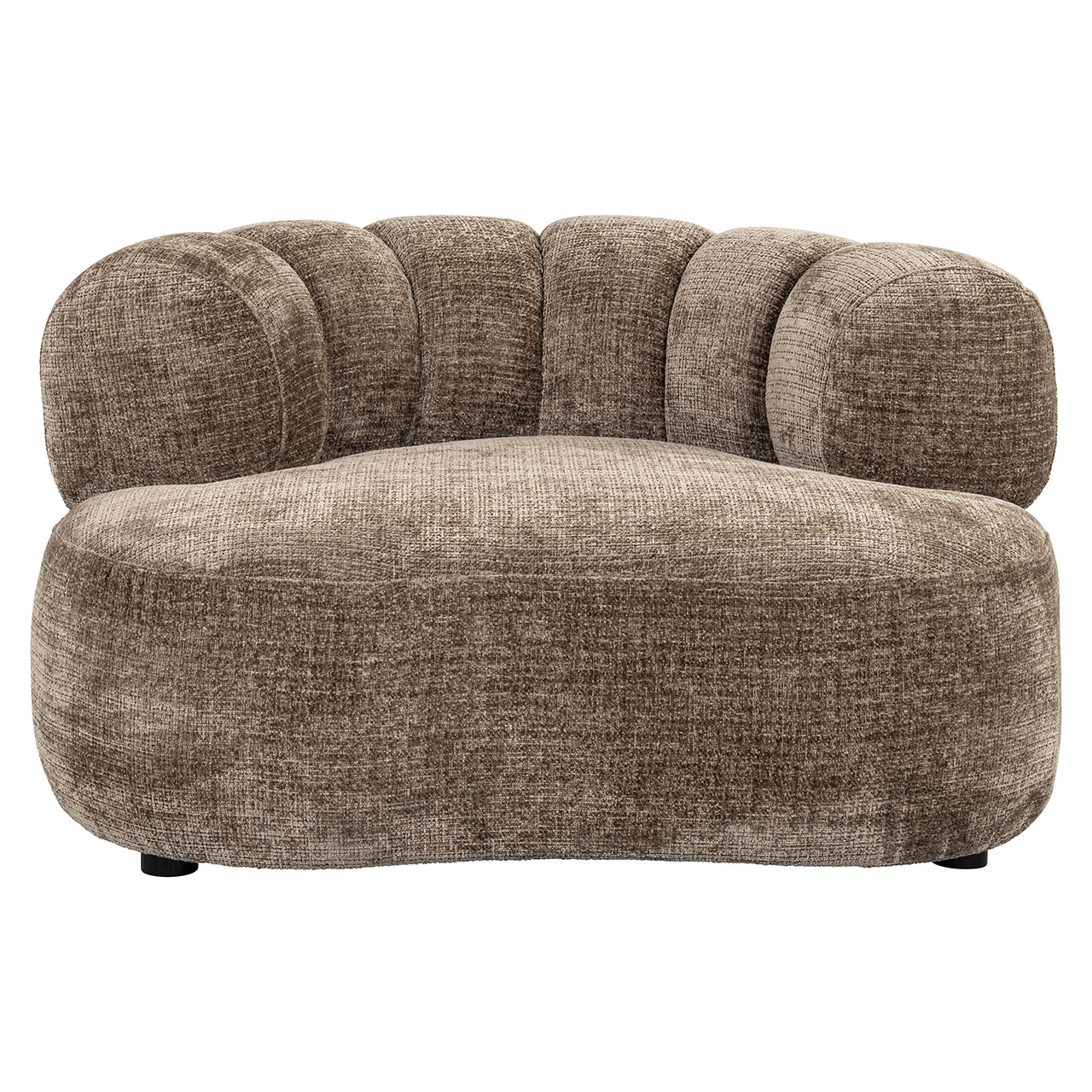 Fauteuil Penelope steen brandvertragend (Niagara 104 Stone Chenille)