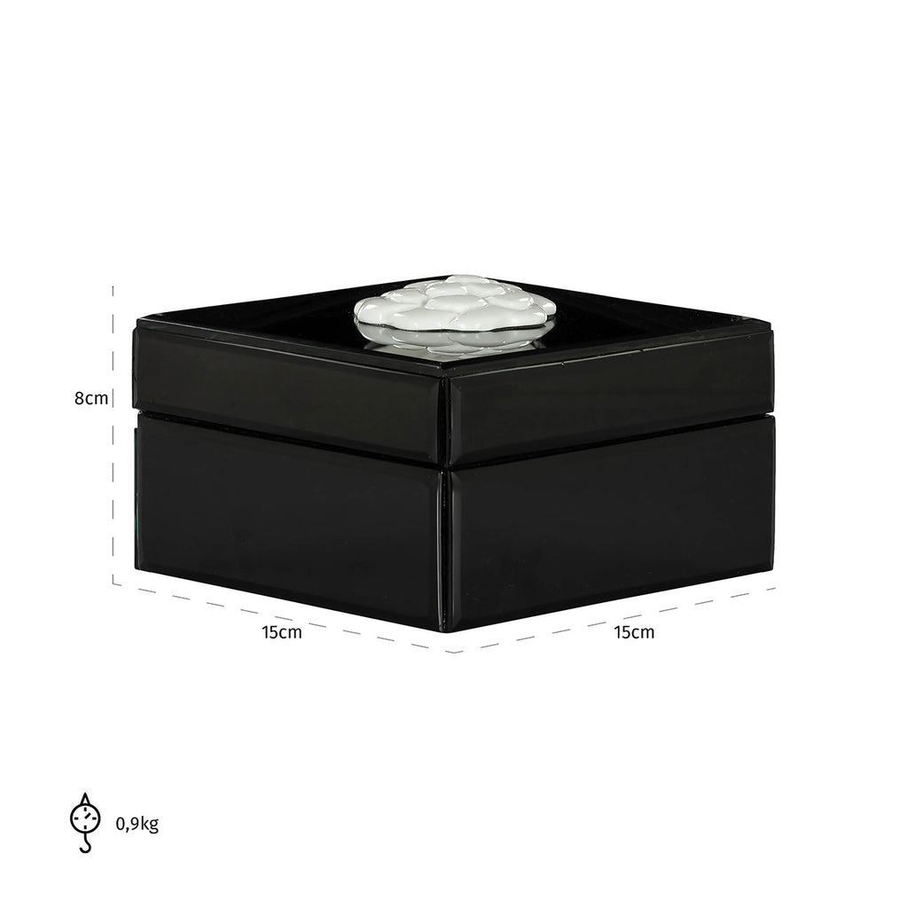 Storage Box Lune (Zwart/wit)