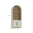 Wandkast Tivoli met gebogen bovenkant 2-deurs 3-planken (Wit)