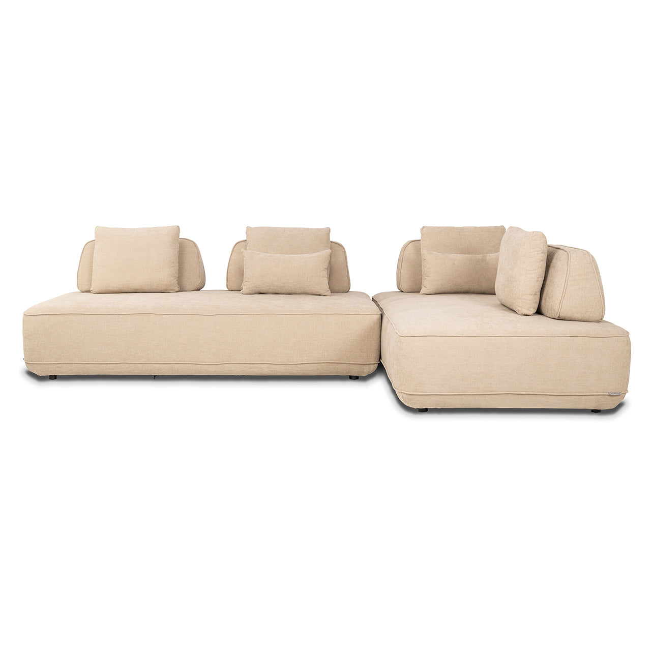 Bank Tudor met losse rugleuning zand olympus (Zand olympus)
