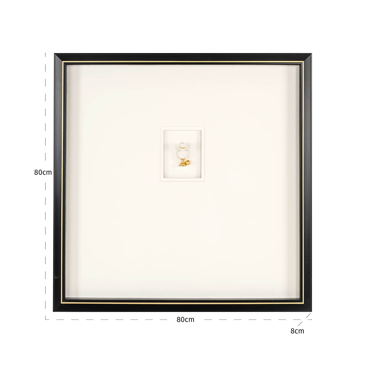 Wanddecoratie Hanna (Zwart/wit)