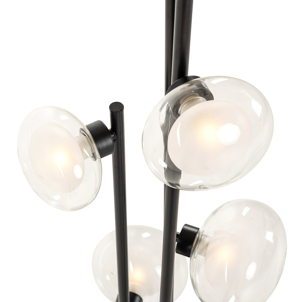 Vloerlamp Luva zwart (Zwart)