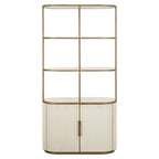 Wandkast Tivoli 2-deurs 3 open planken (Wit)