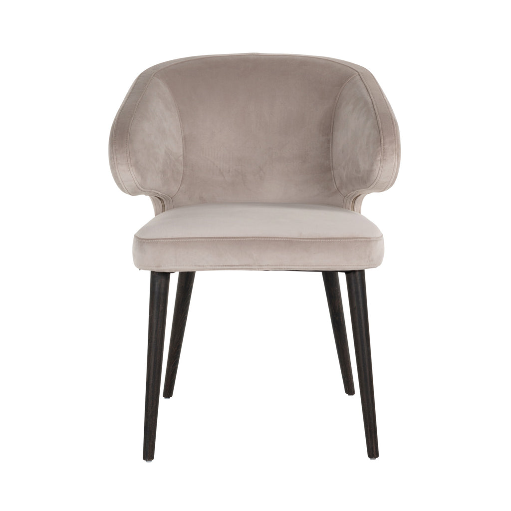 Stoel Indigo khaki fluweel (Quartz Khaki 903)