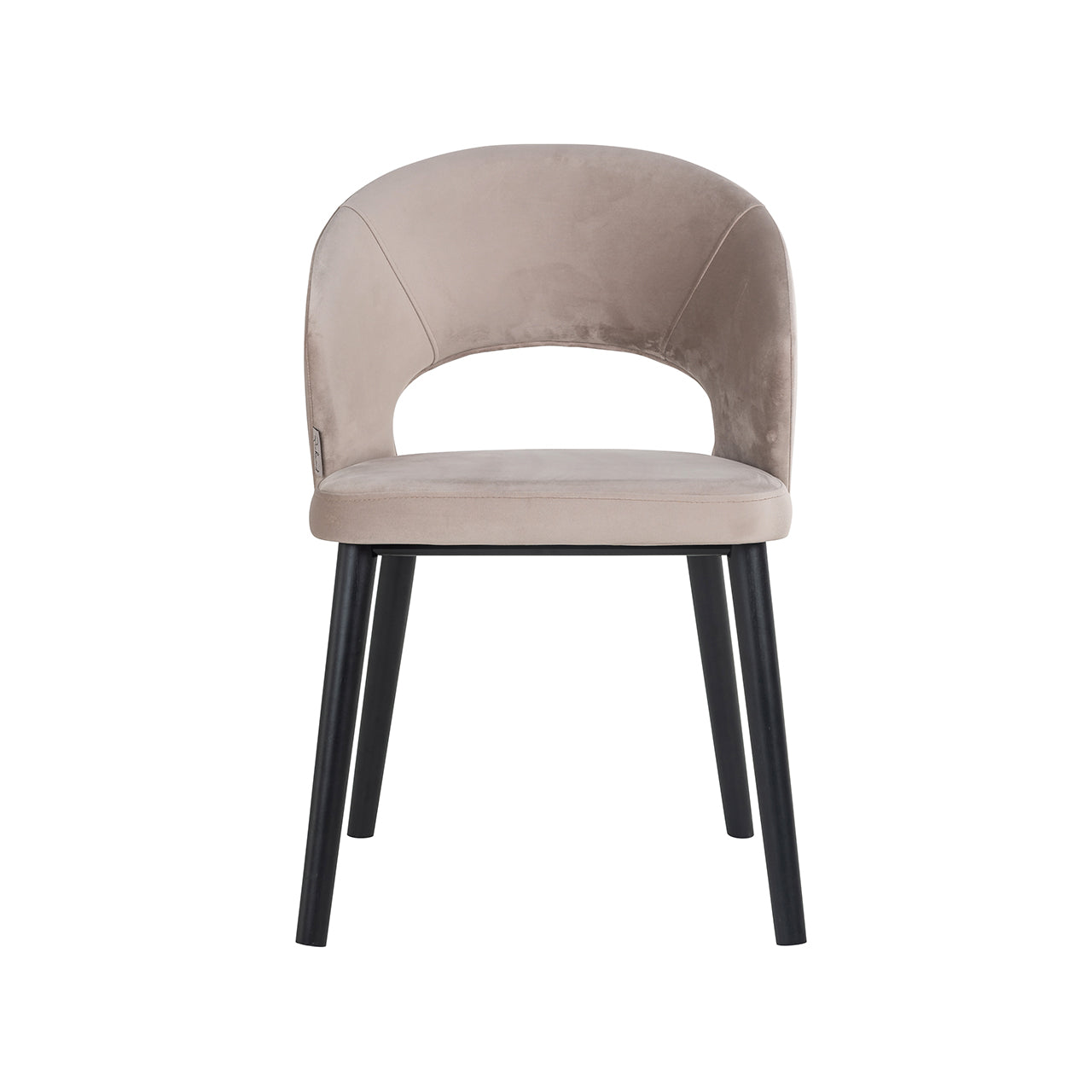Stoel Savoy khaki fluweel (Quartz Khaki 903)