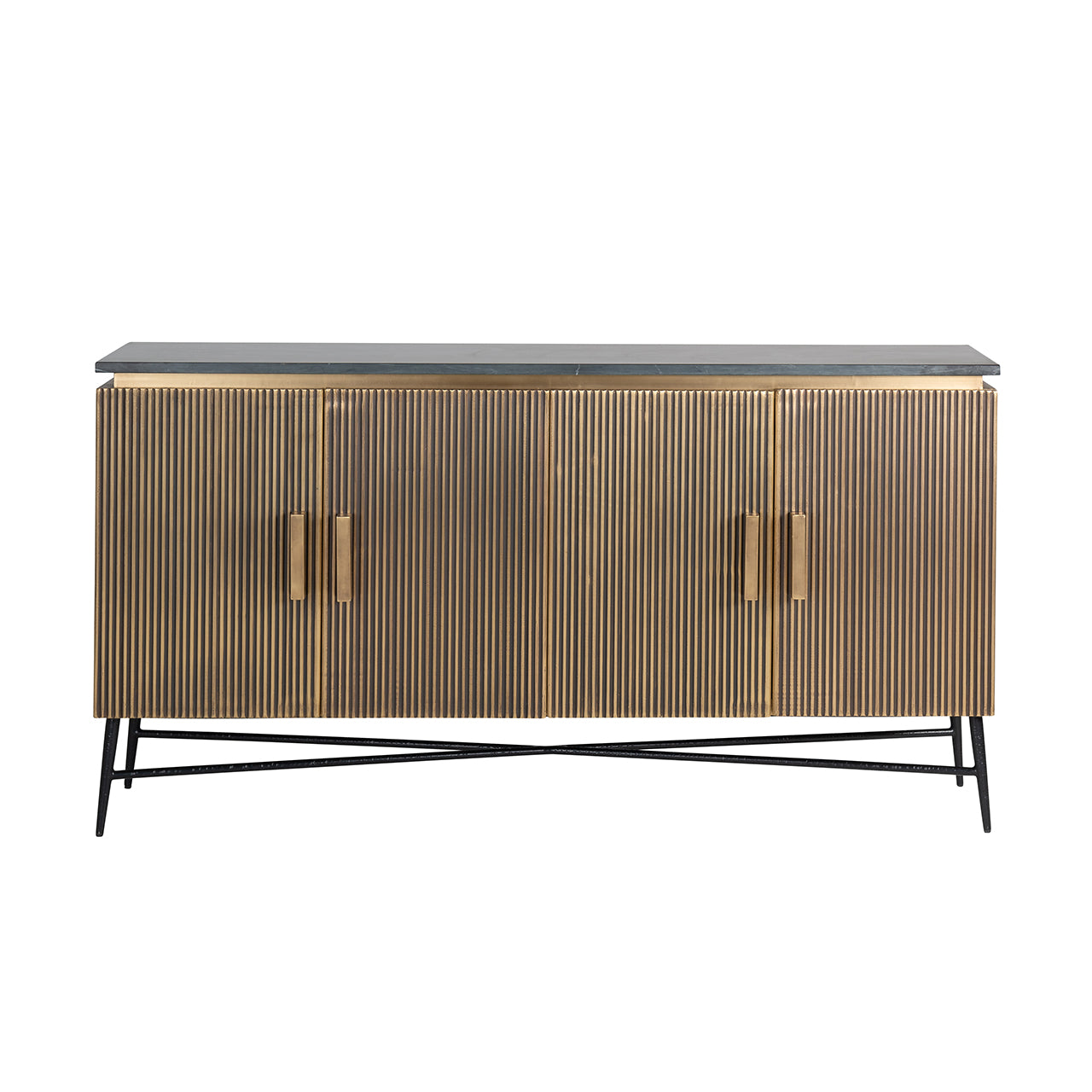 Dressoir Ironville 4-deuren (Goud)