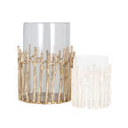 Windlicht Loretta groot (Goud)