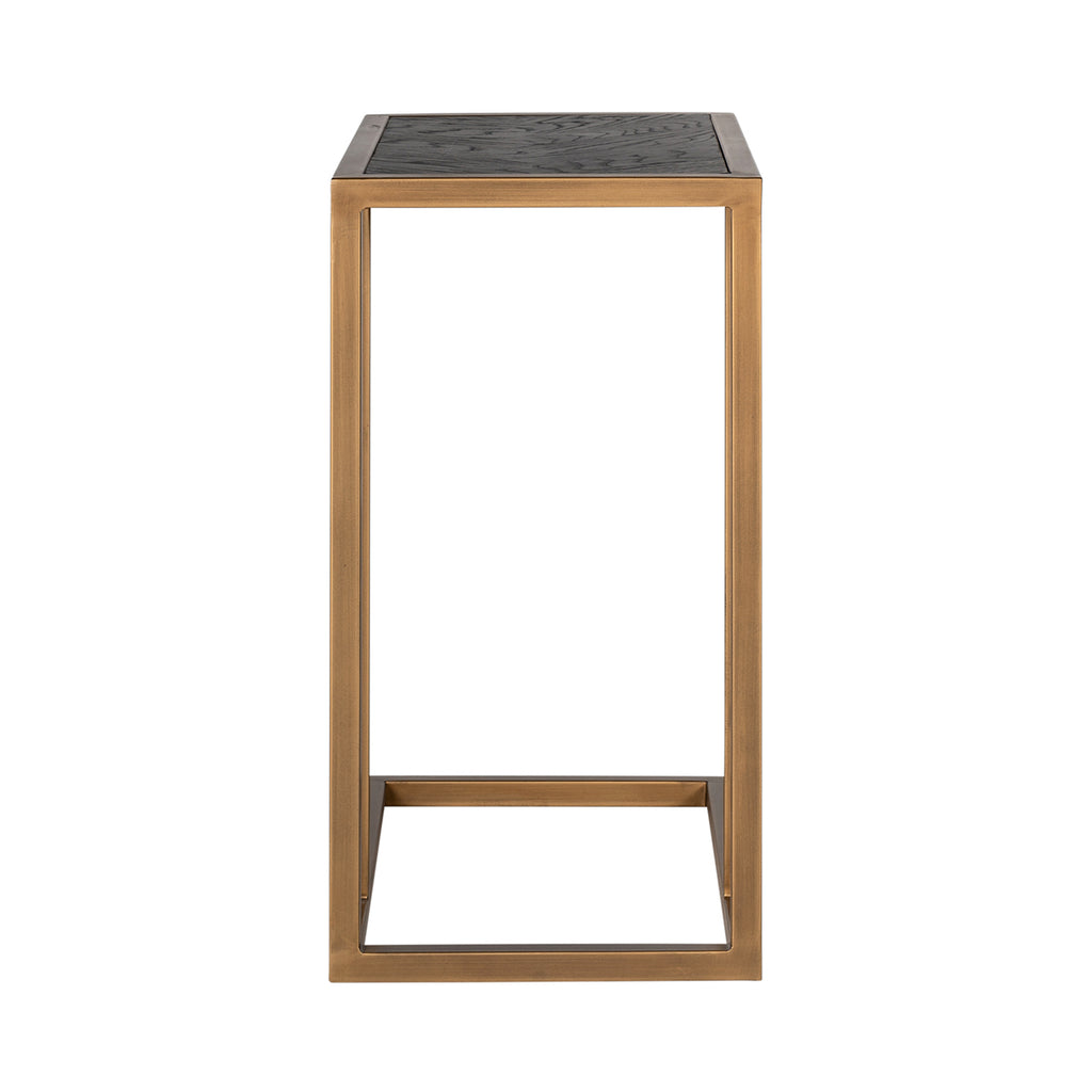 Sofatafel Blackbone messing (Zwart rustiek)