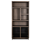 Boekenkast Oakura 2-deuren (Bruin)
