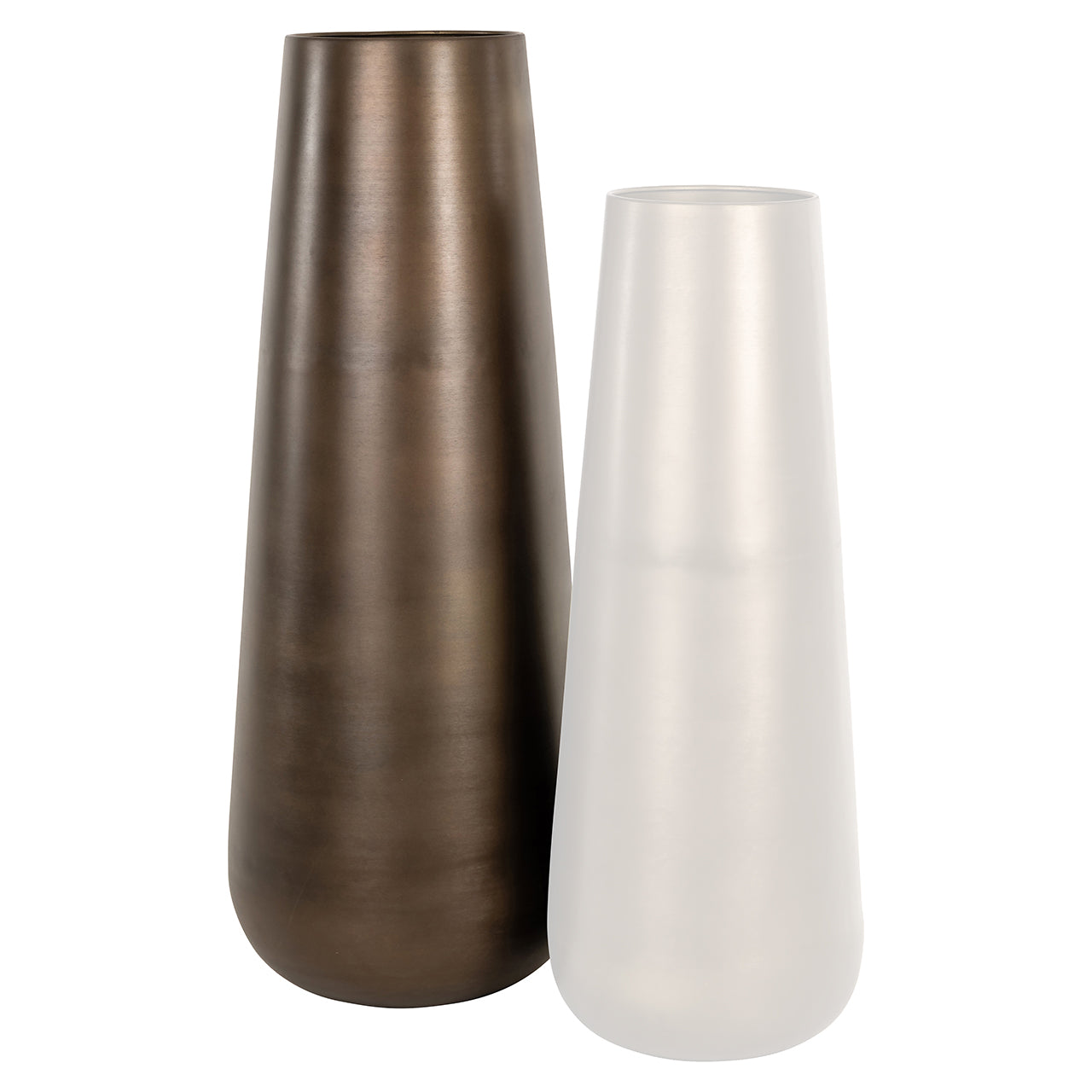Vaas Kenza groot (Antiek messing)