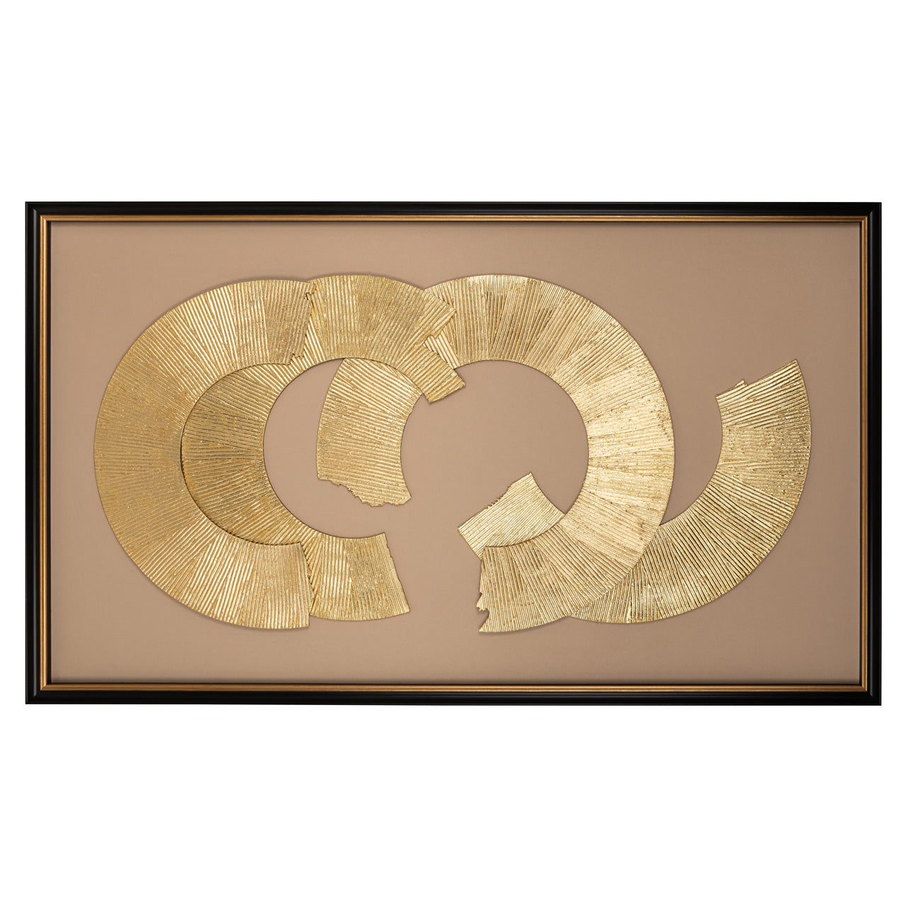 Wanddecoratie Eden (Zwart/goud)