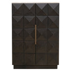 Wandkast Claremont 2-deurs (Bruin)