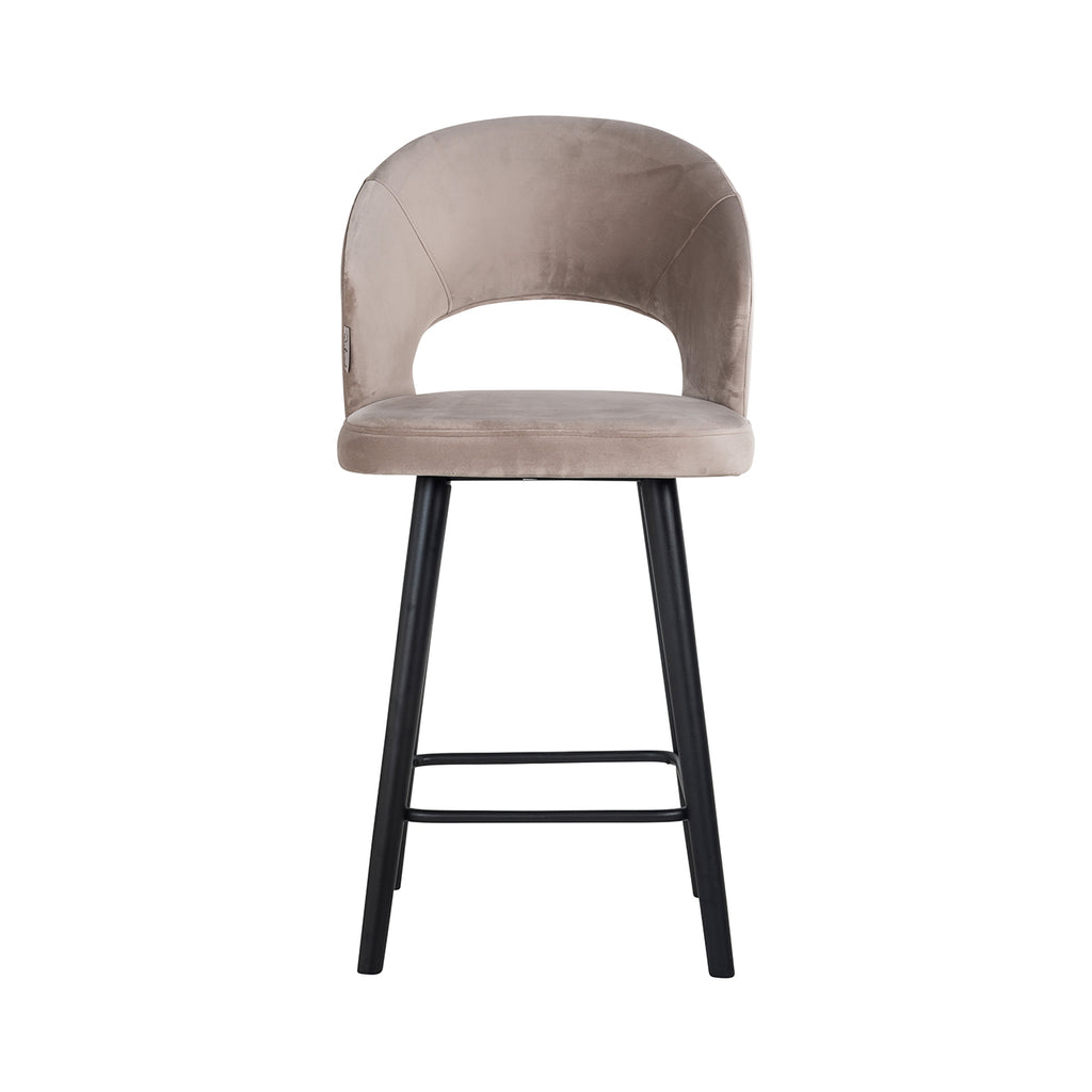 Counterstoel Savoy khaki fluweel (Quartz Khaki 903)